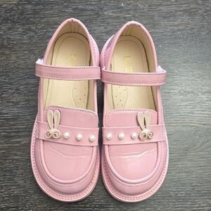 Pink Kids Shoes with Bunny Design